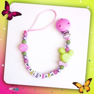 Attache tétine fille 6